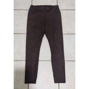 Simply Vera Vera Wang Brown Faux Leather Leggings Women’s Size M Pull-On Stretch